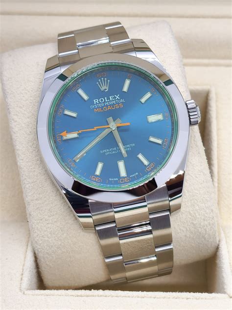 rolex milgauss thickness|rolex milgauss 36mm.